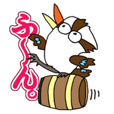 Happy bird Kookaburra! sticker #1440780