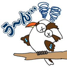 Happy bird Kookaburra! sticker #1440783