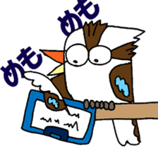 Happy bird Kookaburra! sticker #1440786