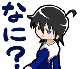 TSUNDERE Schoolgirl sticker #1441006