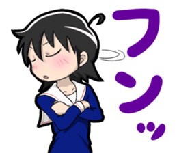 TSUNDERE Schoolgirl sticker #1441007