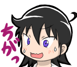 TSUNDERE Schoolgirl sticker #1441008