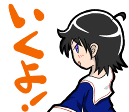 TSUNDERE Schoolgirl sticker #1441009