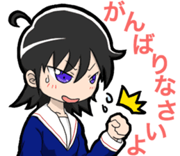 TSUNDERE Schoolgirl sticker #1441012
