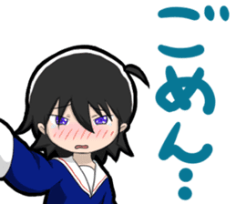 TSUNDERE Schoolgirl sticker #1441016