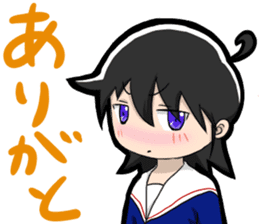 TSUNDERE Schoolgirl sticker #1441018