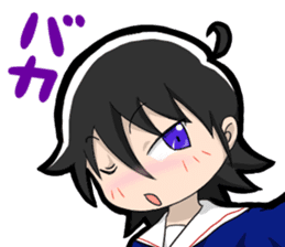 TSUNDERE Schoolgirl sticker #1441019