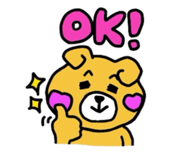 Hopeyan of a bear. sticker #1441036