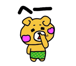 Hopeyan of a bear. sticker #1441056