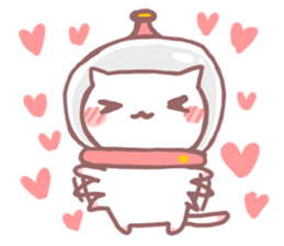 Cosmic cat sticker #1441526
