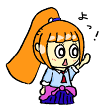 Bass clarinet girl sticker #1441558