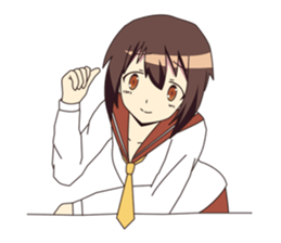 Waiting Girl sticker #1441913