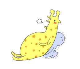 very cute giraffe sticker #1442005