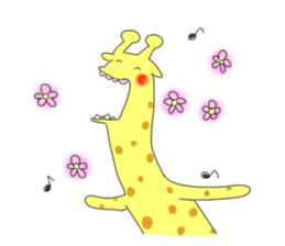 very cute giraffe sticker #1442010