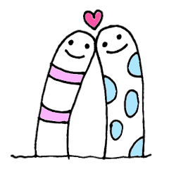 Spotted garden eel sticker