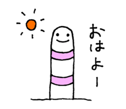 Spotted garden eel sticker sticker #1442314