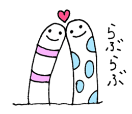 Spotted garden eel sticker sticker #1442333