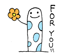 Spotted garden eel sticker sticker #1442334