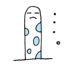 Spotted garden eel sticker sticker #1442342