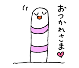 Spotted garden eel sticker sticker #1442343