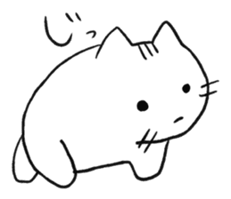 Anime character cat sticker #1443041