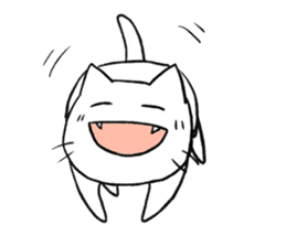 Anime character cat sticker #1443042