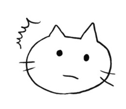 Anime character cat sticker #1443043