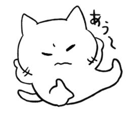 Anime character cat sticker #1443048