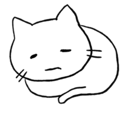 Anime character cat sticker #1443055