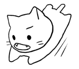 Anime character cat sticker #1443058