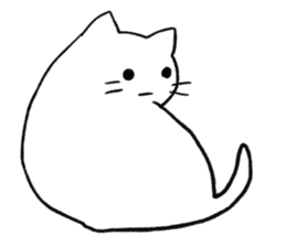 Anime character cat sticker #1443059