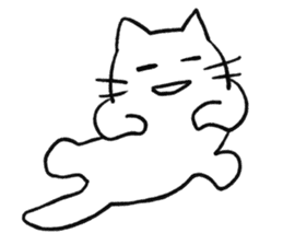 Anime character cat sticker #1443064