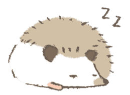 Hedgehog My name is Hu sticker #1443502