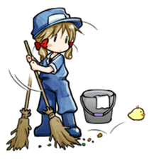 Animal handler & Round animals sticker #1443962