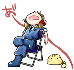 Animal handler & Round animals sticker #1443963