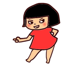 Cyako is an energetic and active girl. sticker #1444155