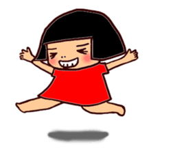 Cyako is an energetic and active girl. sticker #1444158