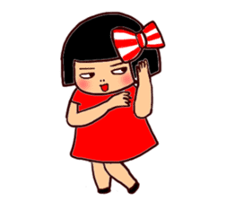 Cyako is an energetic and active girl. sticker #1444175