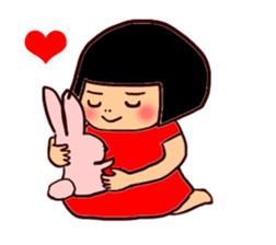 Cyako is an energetic and active girl. sticker #1444176