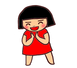 Cyako is an energetic and active girl. sticker #1444177