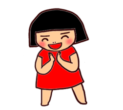 Cyako is an energetic and active girl. sticker #1444177