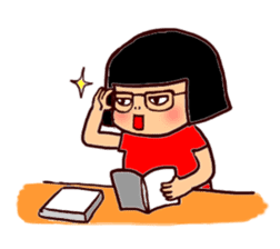 Cyako is an energetic and active girl. sticker #1444178