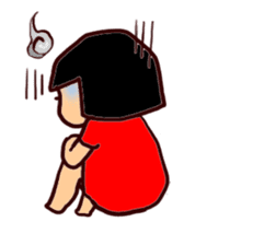 Cyako is an energetic and active girl. sticker #1444180