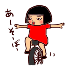 Cyako is an energetic and active girl. sticker #1444187