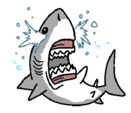 Great White Shark 2 sticker #1444637