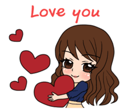 StampGirl "Lovers" English edition sticker #1444839