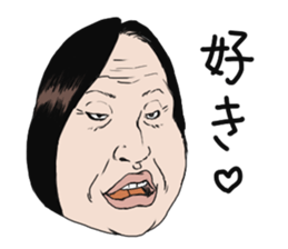 Mask of Aunt sticker #1444906