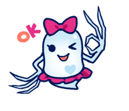 Water Flea Girl sticker #1445115