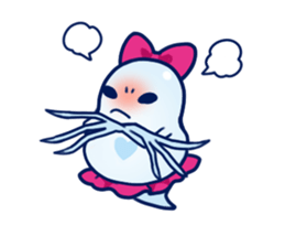 Water Flea Girl sticker #1445120