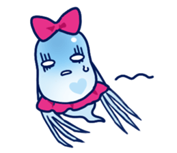 Water Flea Girl sticker #1445128